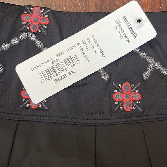 Lucky in Love Lurex Flora Scallop Skort M and XL NWT - Picture 13 of 15